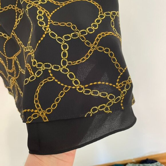 NEW NWT TORRID 3 Plus Size Sophie Black Chain Print Double Layer Swing Cami Tank - Picture 10 of 15